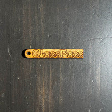 Load image into Gallery viewer, Wood Keychain – GlassPass Logo