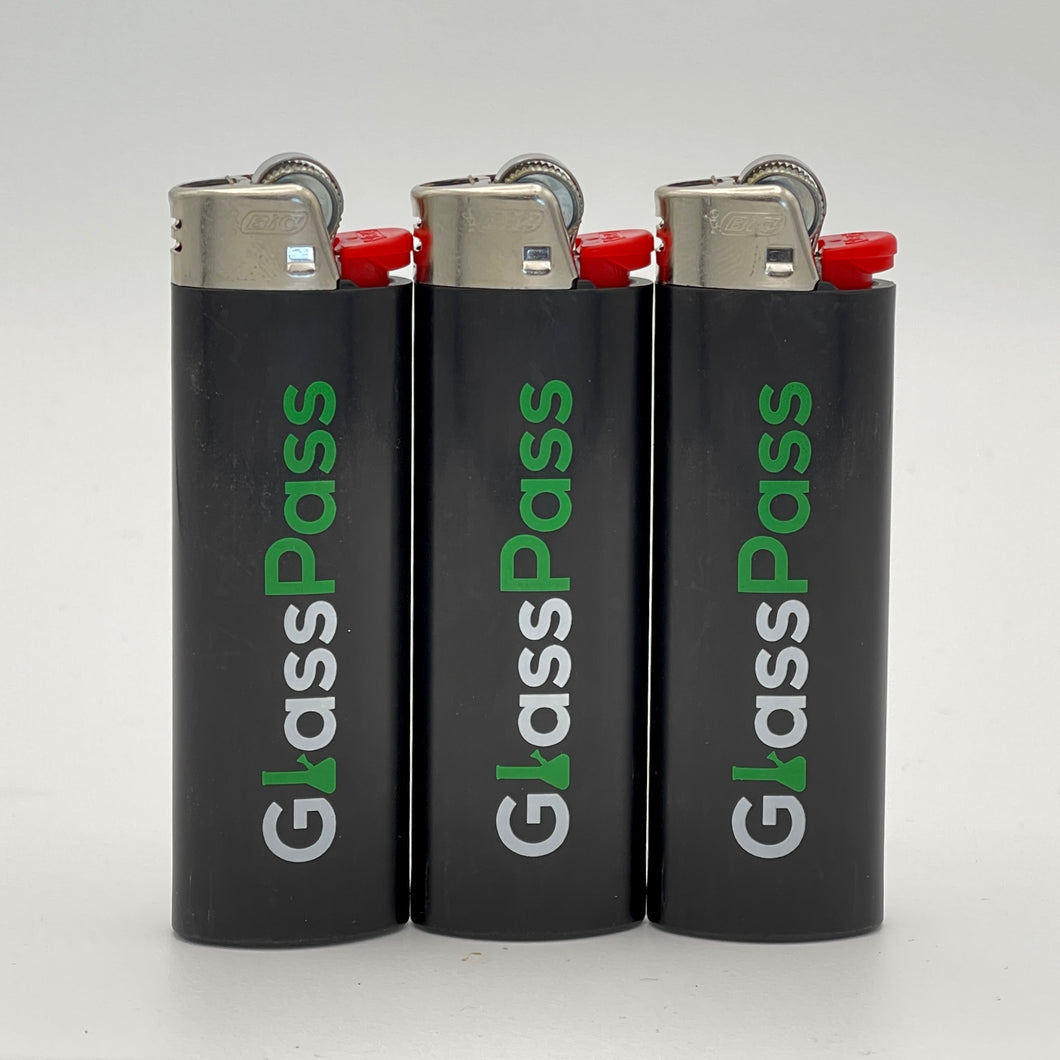 GlassPass Lighters - 3 Pack