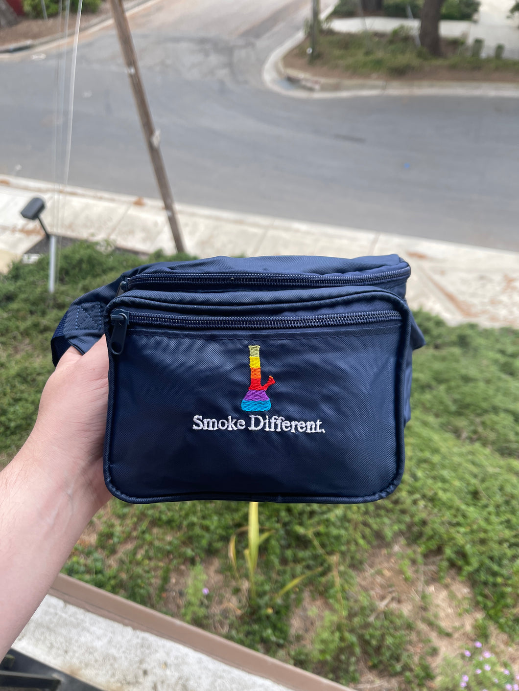 Smoke Different Fanny Pack – Navy
