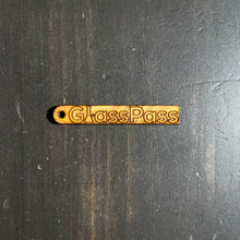 Load image into Gallery viewer, Wood Keychain – GlassPass Logo

